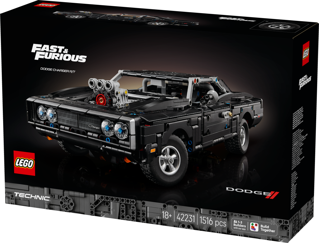 boîte LEGO Technic 42231 Voiture Dodge Charger R/T de Fast and Furious
