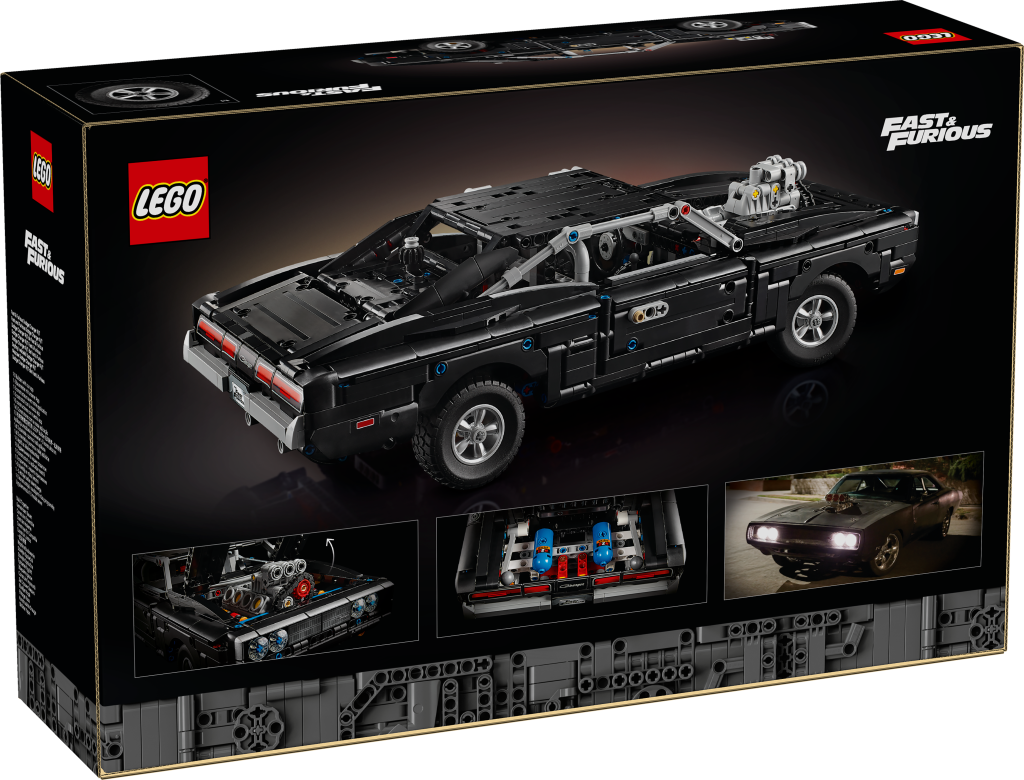 boîte LEGO Technic 42231 Voiture Dodge Charger R/T de Fast and Furious