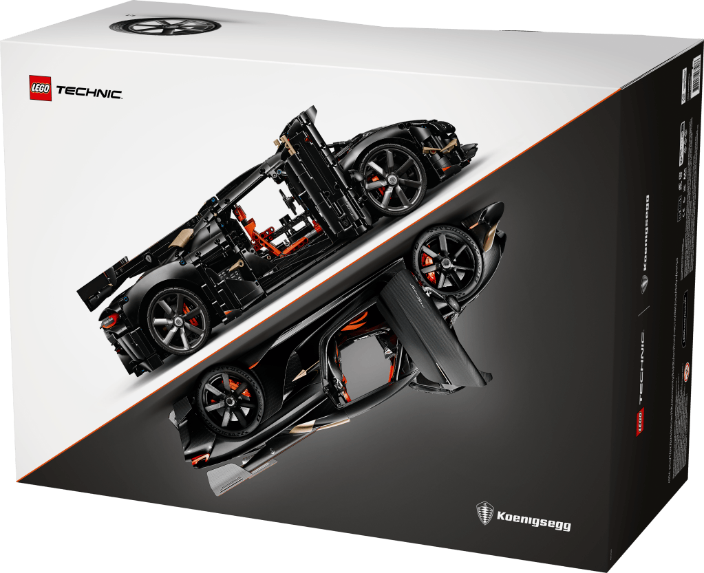 boîte LEGO Technic 42232 Megacar Sadair's Spear de Koenigsegg