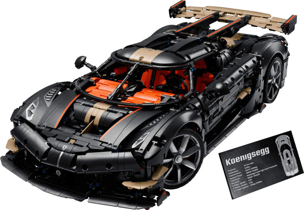 LEGO Technic 42232 Megacar Sadair's Spear de Koenigsegg