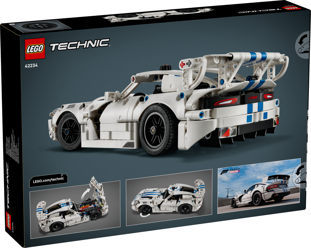 boîte LEGO Technic 42234 Voiture de Sport Dodge Viper GTS-R