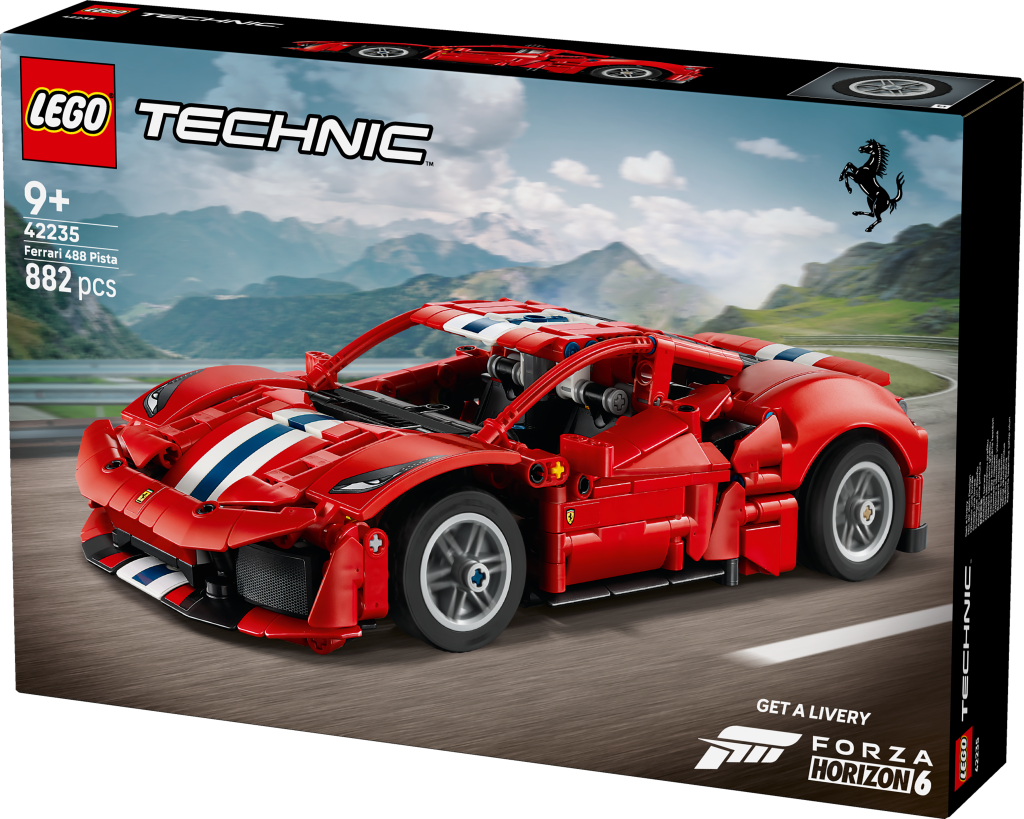 boîte LEGO Technic 42235 Voiture Ferrari 488 PISTA