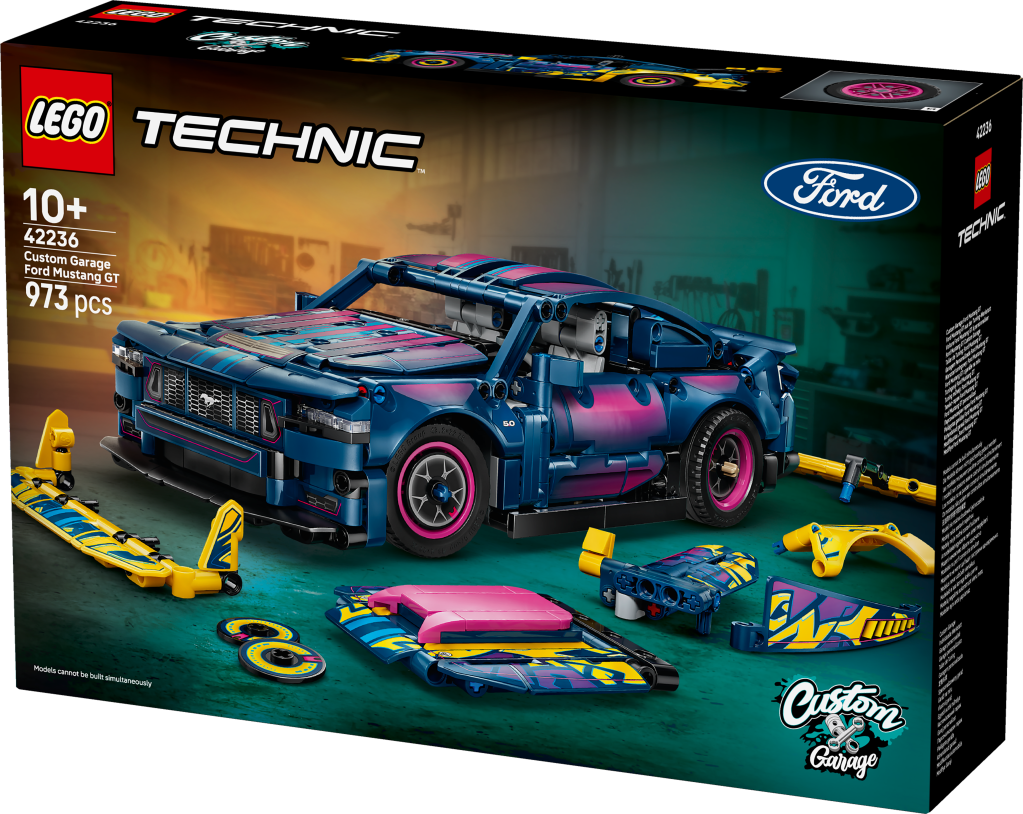 boîte LEGO Technic 42236 Voiture Ford Mustang GT à Personnaliser