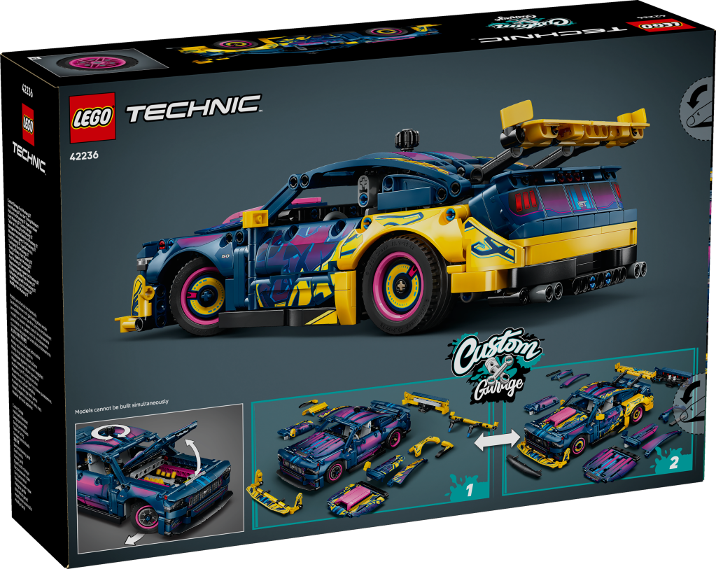 boîte LEGO Technic 42236 Voiture Ford Mustang GT à Personnaliser