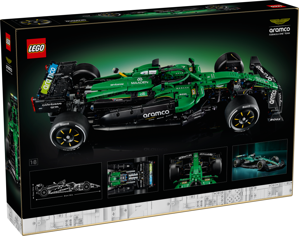 boîte LEGO Technic 42240 Voiture Aston Martin Aramco AMR25 F1