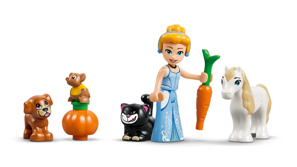 figurine LEGO Disney Princess 43283 Château de Cendrillon et ses Amis Animaux