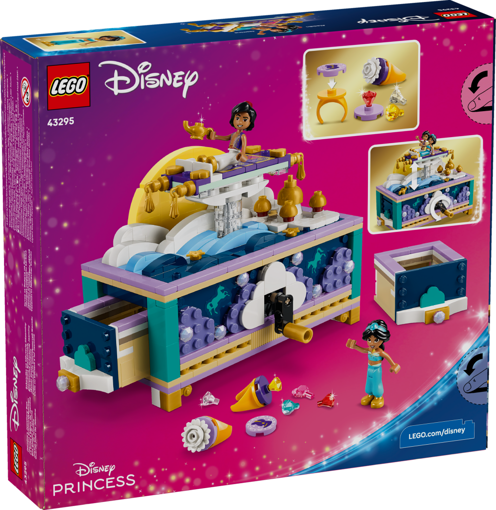 boîte LEGO Disney Princess 43295 La Boîte à Bijoux de Jasmine