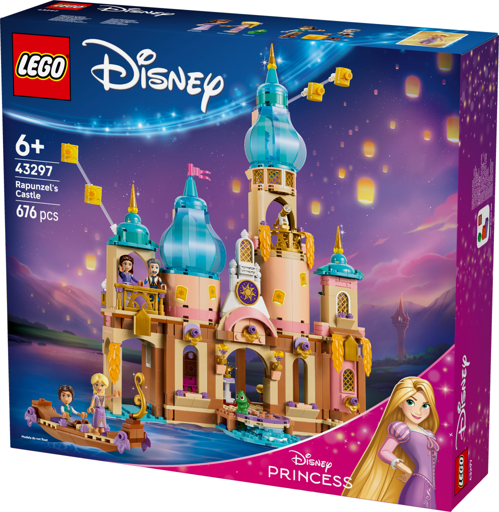 boîte LEGO Disney Princess 43297 Le Château de Raiponce