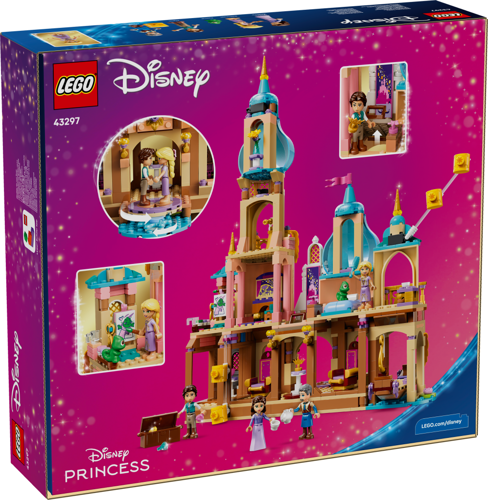 boîte LEGO Disney Princess 43297 Le Château de Raiponce
