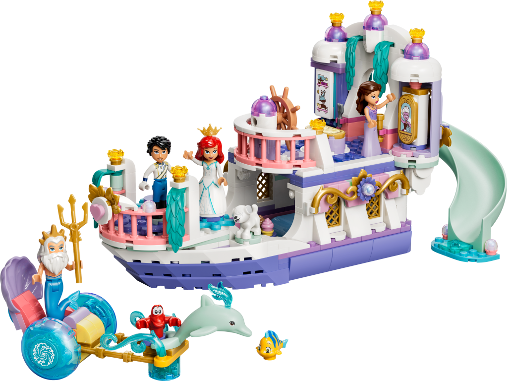 LEGO Disney Princess 43299 Le Bateau du Mariage Royal d'Ariel