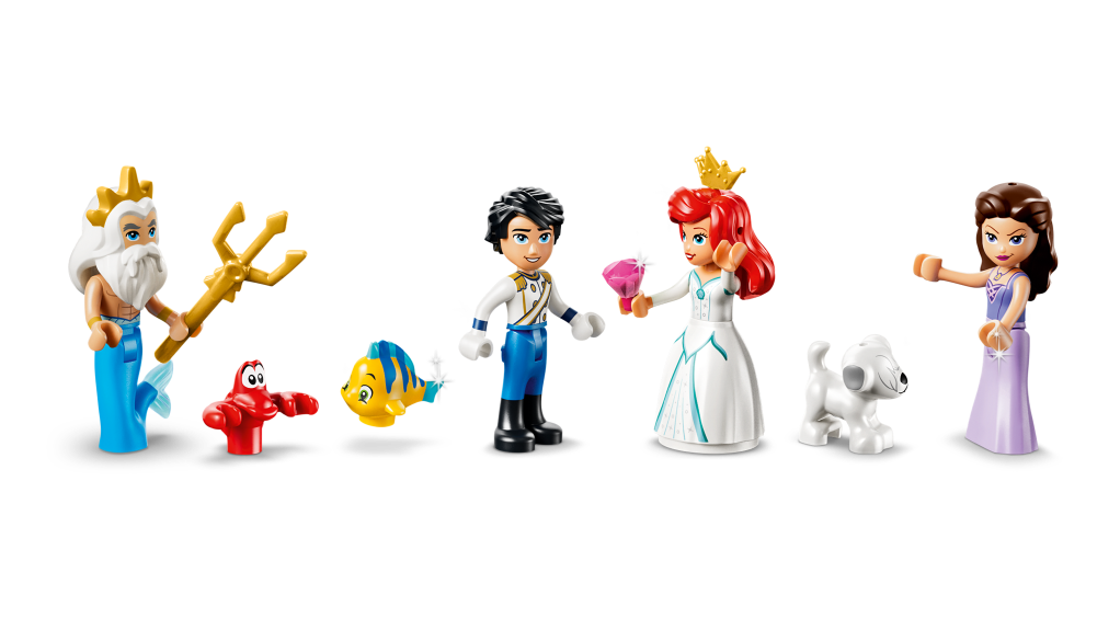figurine LEGO Disney Princess 43299 Le Bateau du Mariage Royal d'Ariel