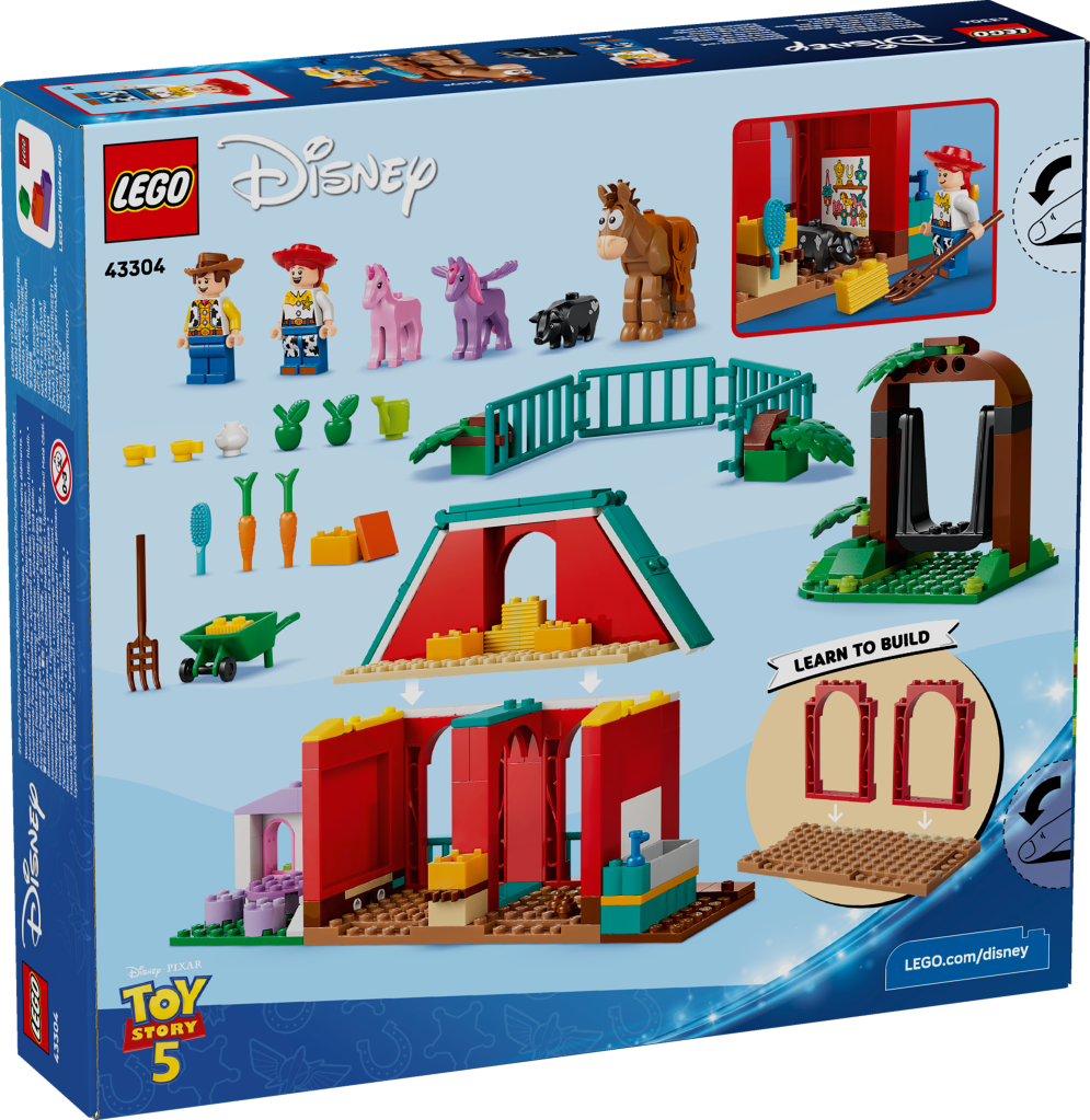 boîte LEGO Disney et Pixar Toy Story 5 43304 Le Ranch de Blaze