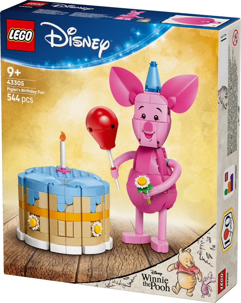 boîte LEGO Disney Classic 43305 La Fête d’Anniversaire de Porcinet