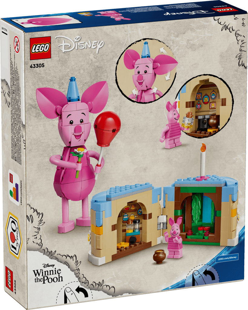 boîte LEGO Disney Classic 43305 La Fête d’Anniversaire de Porcinet