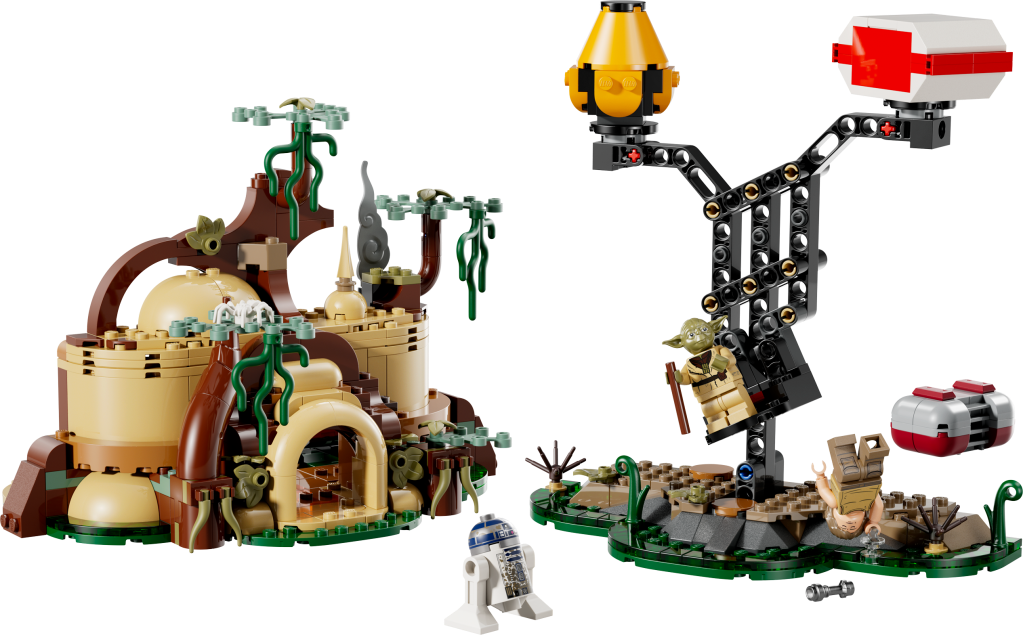 LEGO Star Wars 75422 SMART Play : la Hutte de Yoda et l’Entraînement Jedi