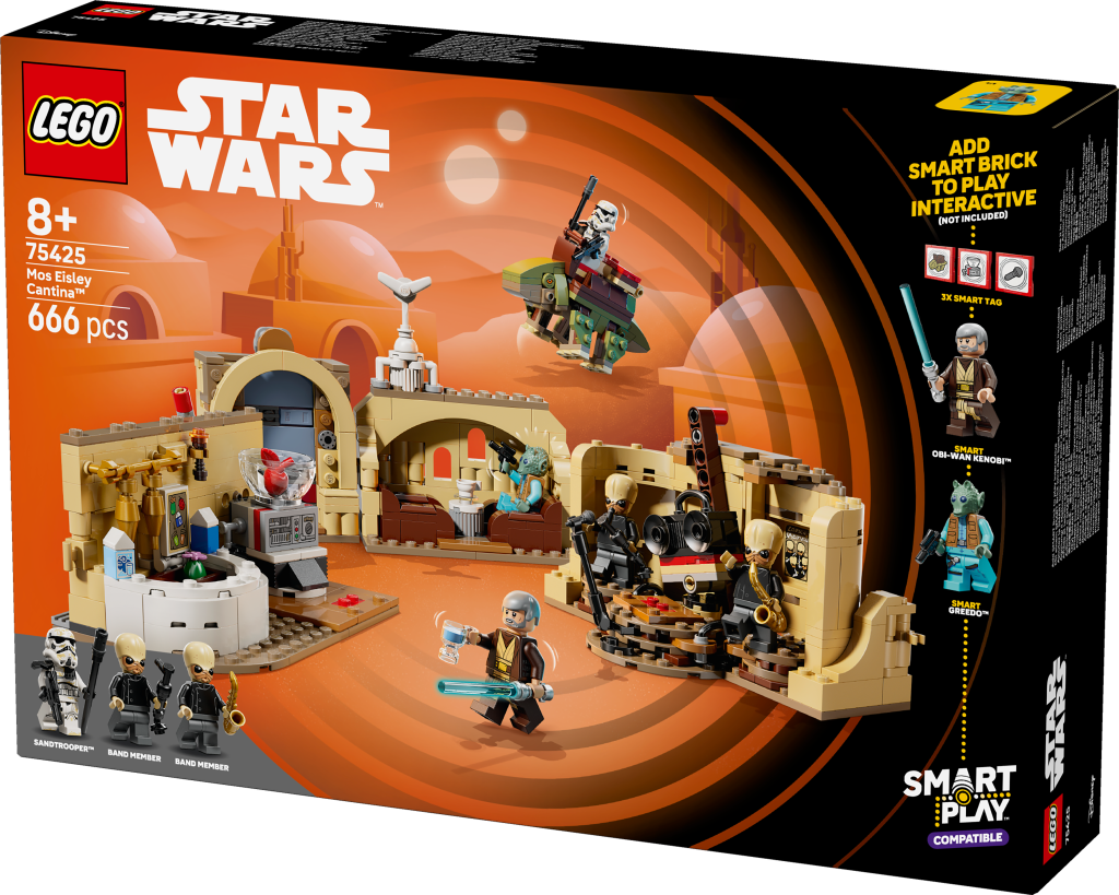 boîte LEGO Star Wars 75425 SMART Play : la Cantina de Mos Eisley