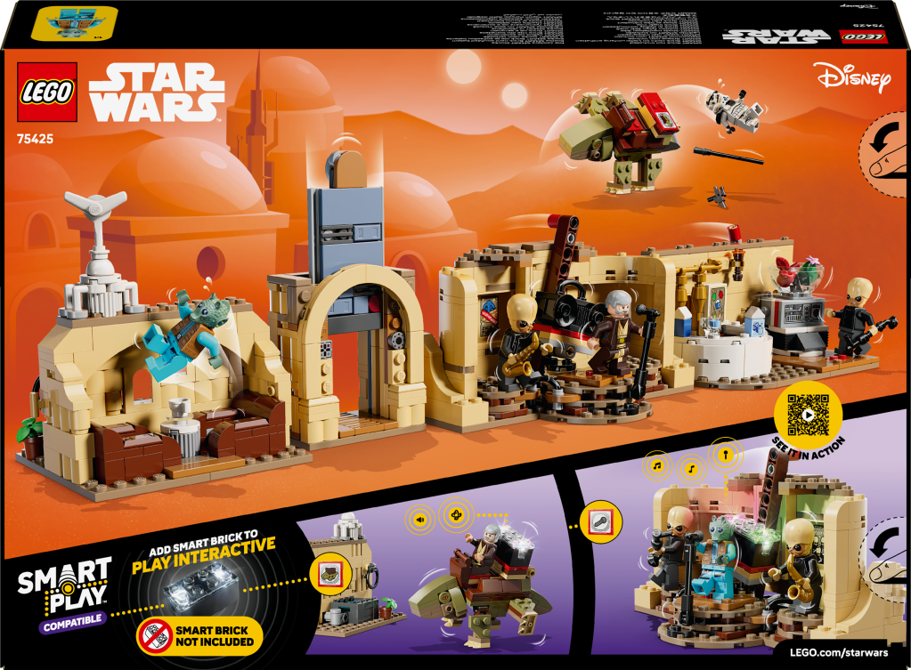 boîte LEGO Star Wars 75425 SMART Play : la Cantina de Mos Eisley