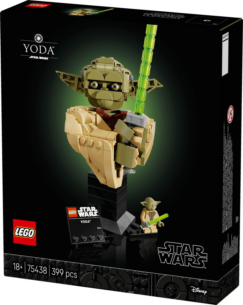 boîte LEGO Star Wars 75438 Le Buste de Yoda