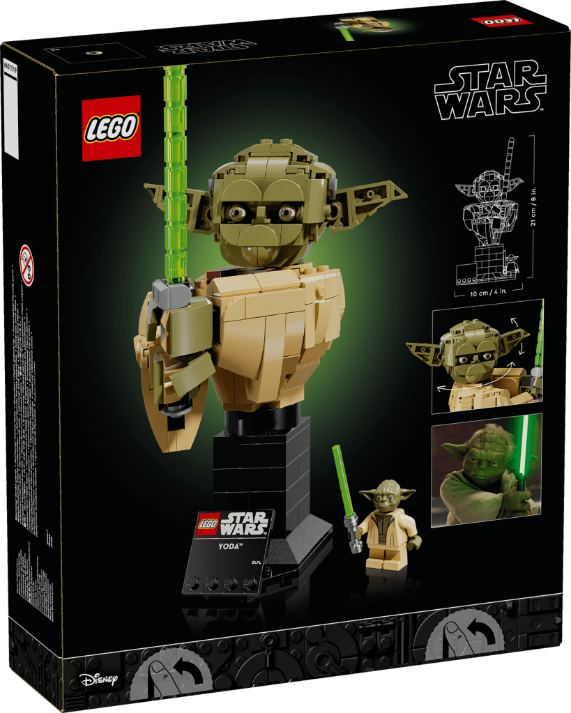 boîte LEGO Star Wars 75438 Le Buste de Yoda