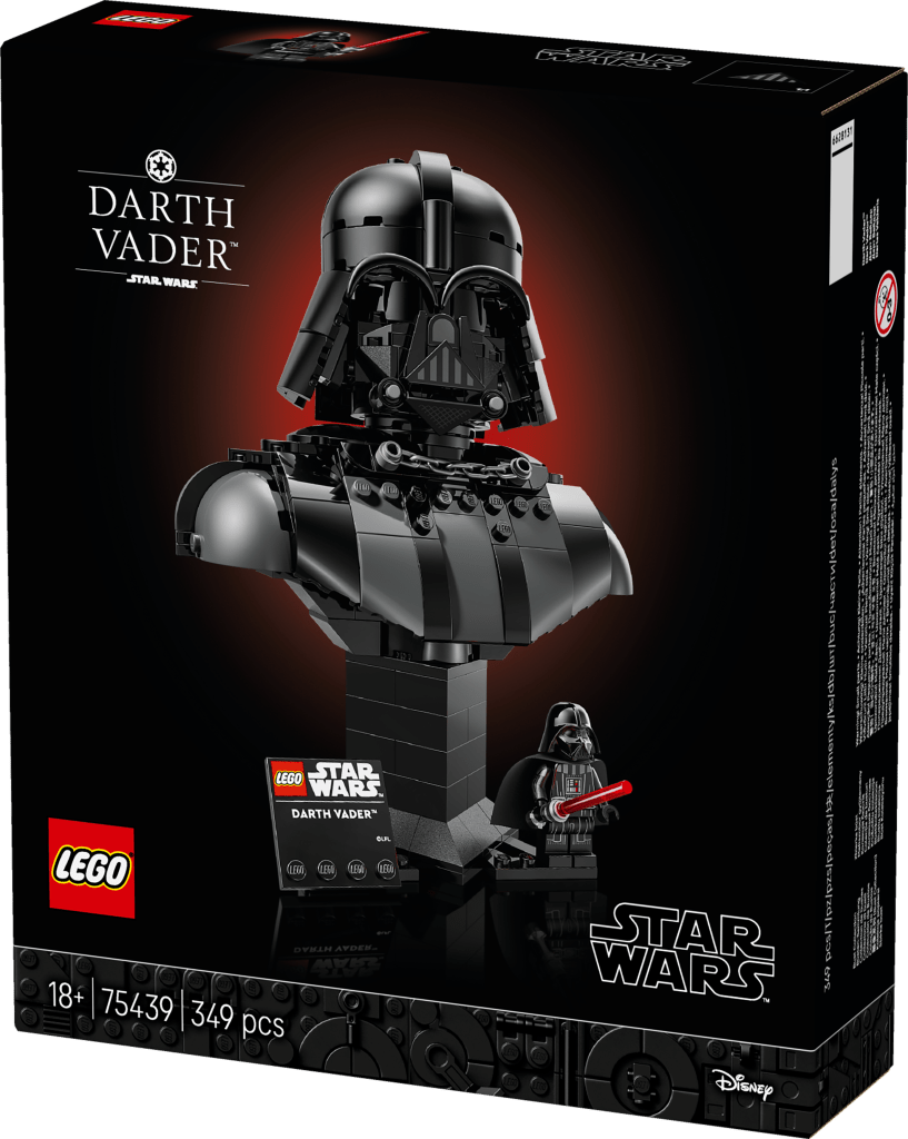 boîte LEGO Star Wars 75439 Le Buste de Dark Vador