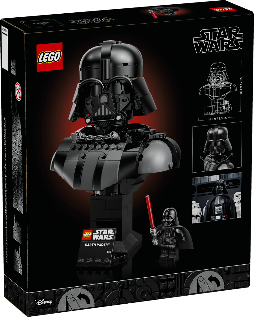 boîte LEGO Star Wars 75439 Le Buste de Dark Vador
