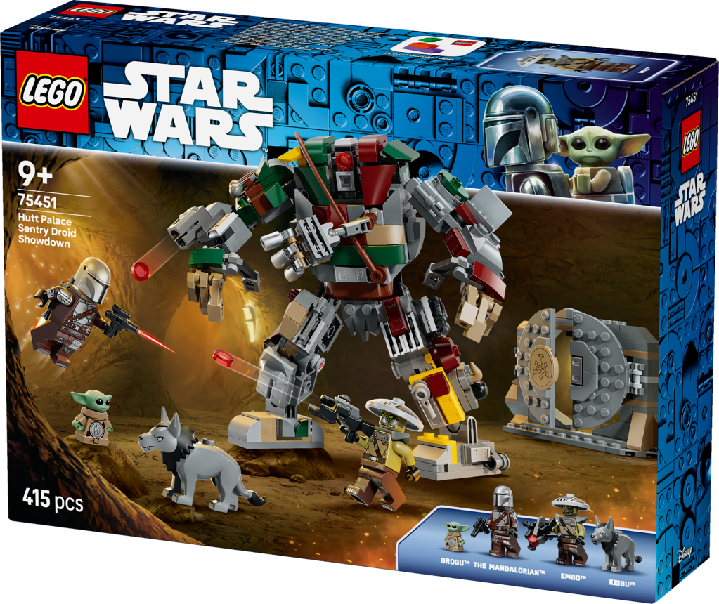 boîte LEGO Star Wars 75451 L'Attaque du Droïde Sentinelle dans le Palais Hutt