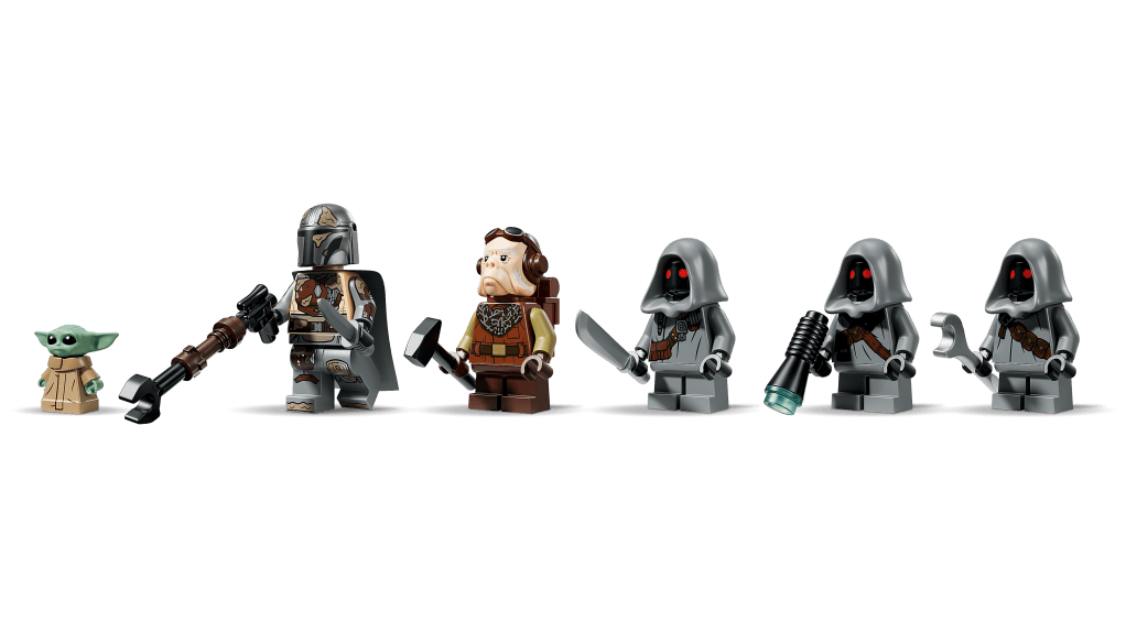 figurines LEGO Star Wars 75453 Le Sandcrawler d'Offworld et le Mudhorn