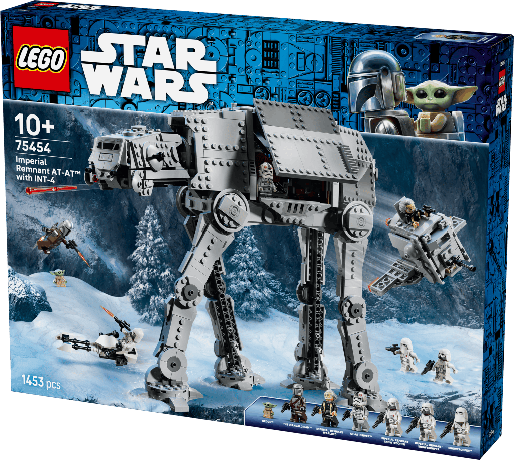 boîte LEGO Star Wars 75454 AT-AT des Vestiges de l'Empire avec INT-4
