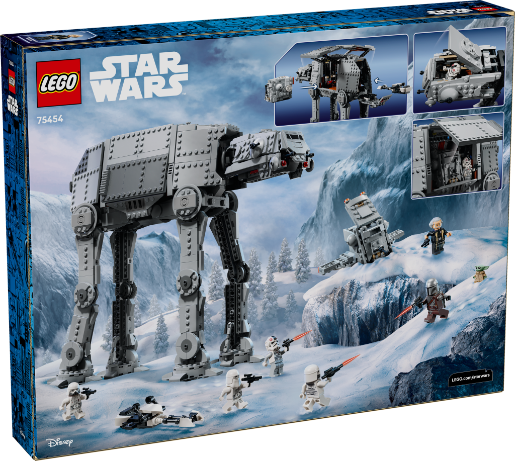 boîte LEGO Star Wars 75454 AT-AT des Vestiges de l'Empire avec INT-4