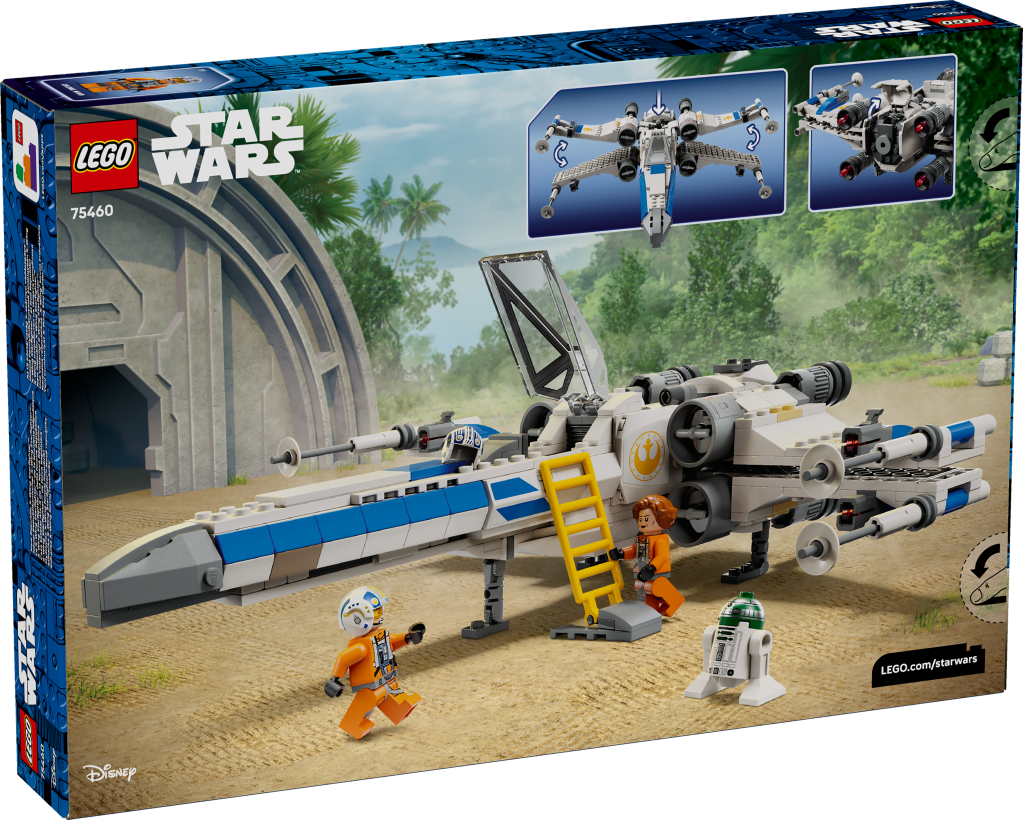 boîte LEGO Star Wars 75460 Le X-Wing Starfighter de la Nouvelle République