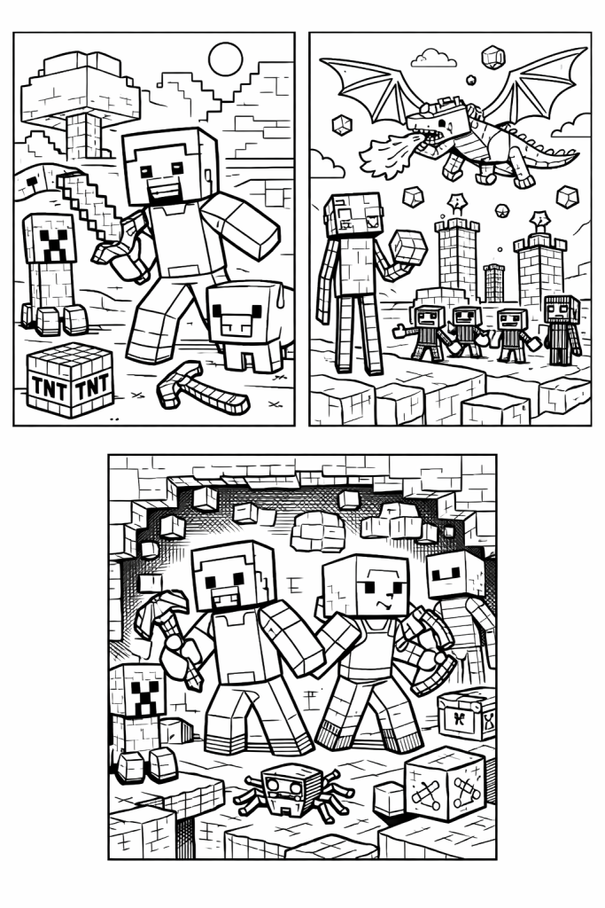 coloriage Minecraft