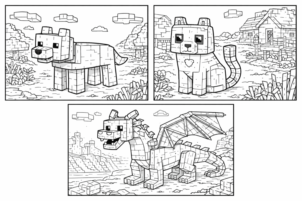 coloriage Minecraft