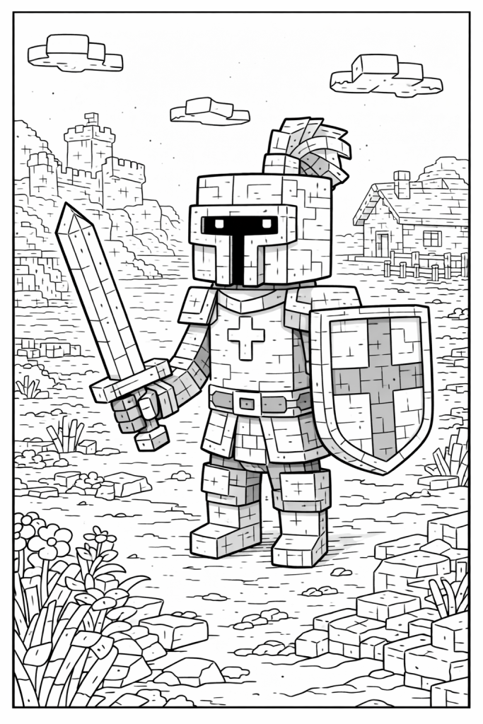 coloriage Minecraft
