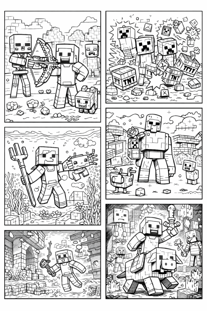 coloriage Minecraft