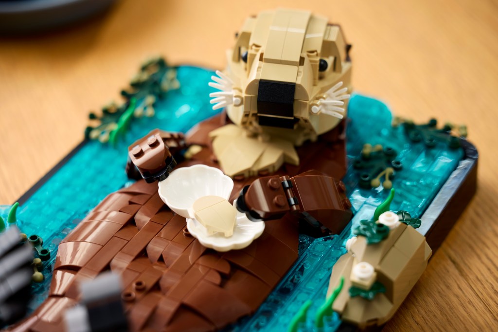 détails LEGO Ideas 21366 Les Loutres Câlines