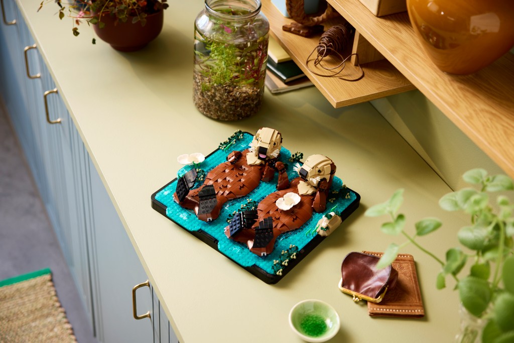 détails LEGO Ideas 21366 Les Loutres Câlines