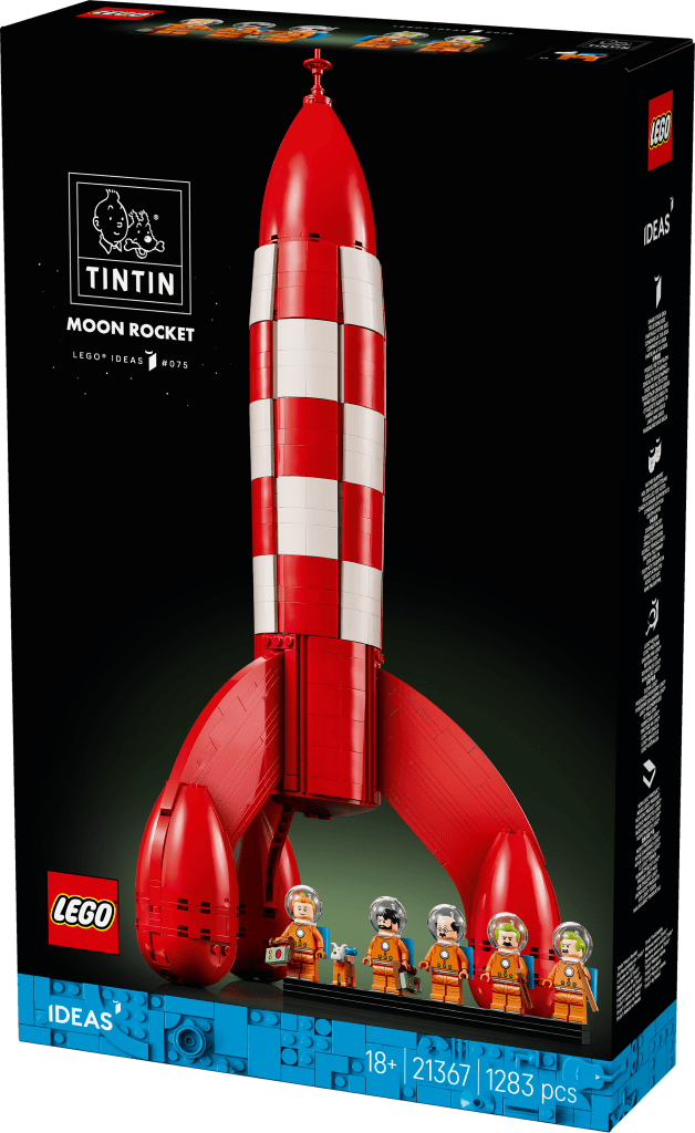 boîte LEGO Ideas 21367 La fusée de Tintin®
