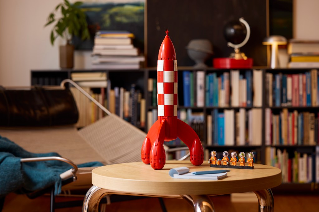 décoration LEGO Ideas 21367 La fusée de Tintin®
