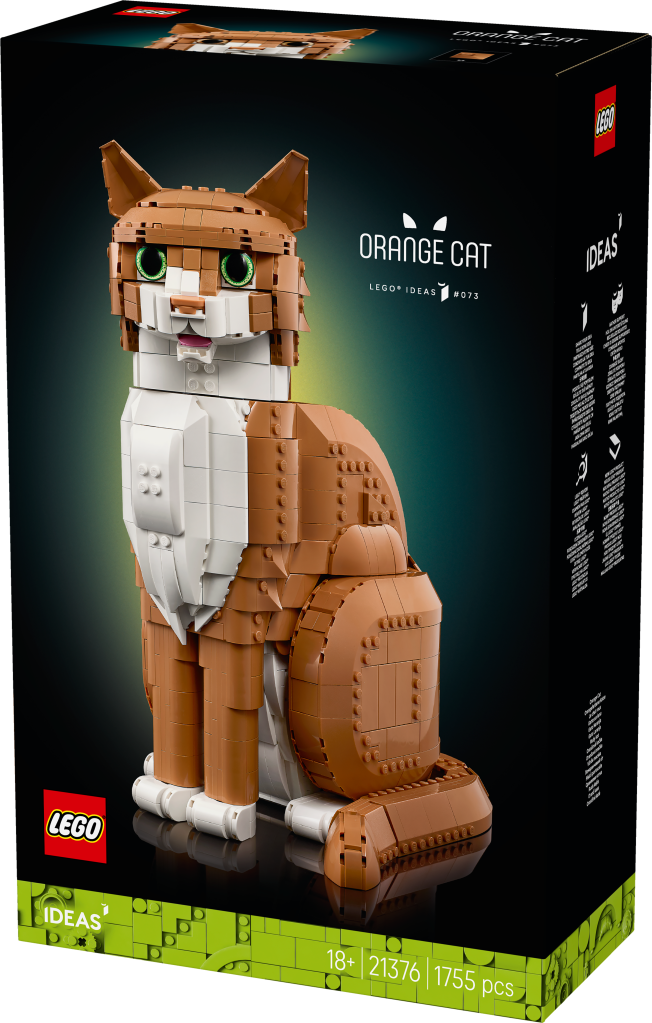 boîte LEGO Ideas 21376 Le chat roux