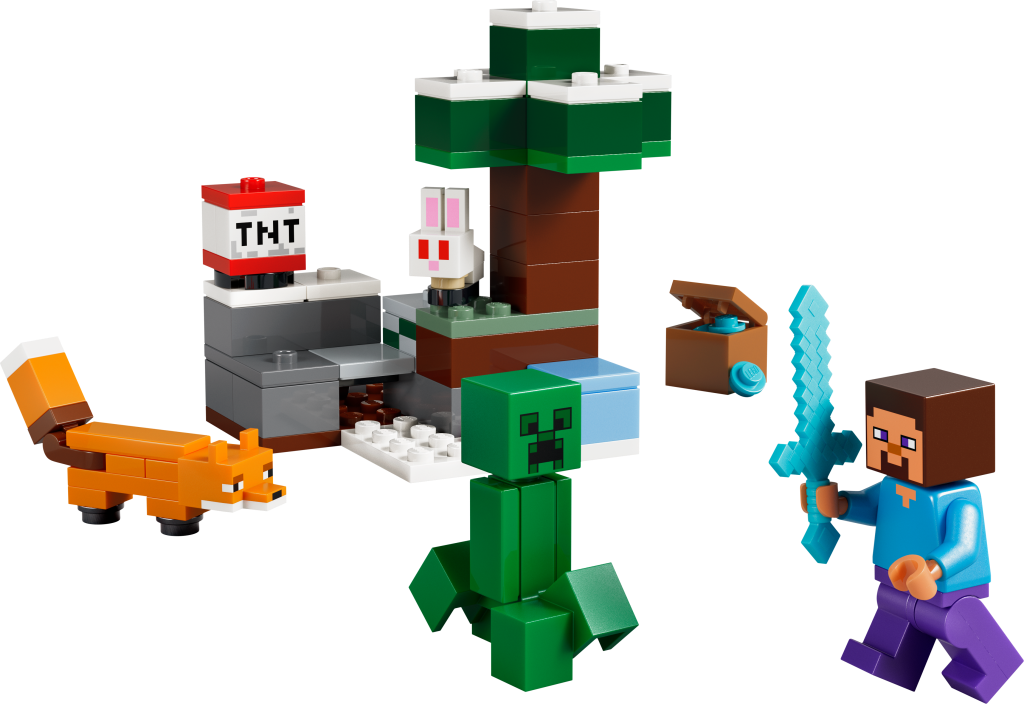LEGO Minecraft 21583 L’Aventure de Steve dans la Taïga