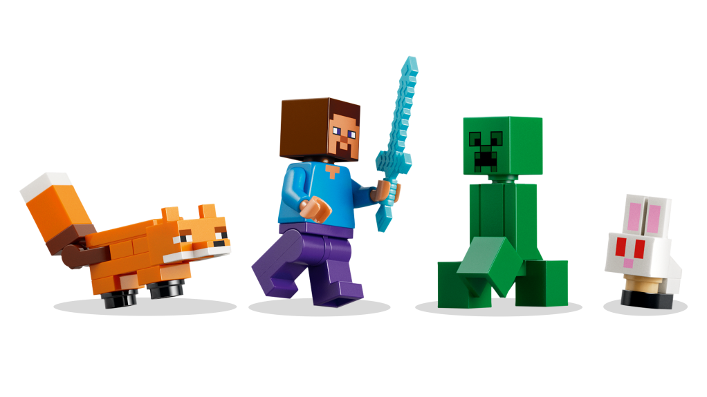 figurines LEGO Minecraft 21583 L’Aventure de Steve dans la Taïga