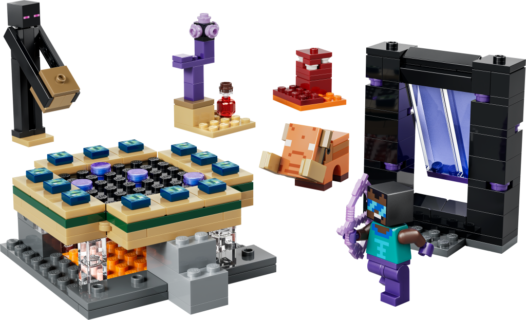 LEGO Minecraft 21584 Voyage entre le Nether et l’End