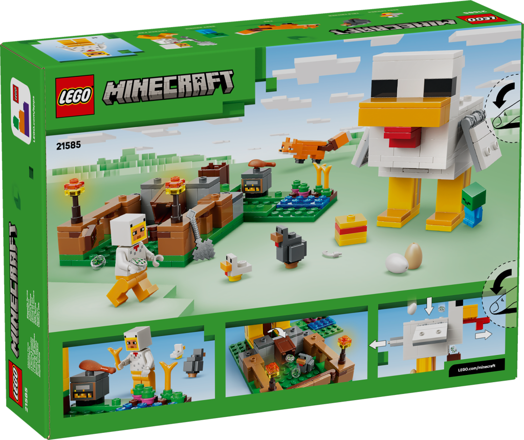 boîte LEGO Minecraft 21585 La Ferme aux Poules