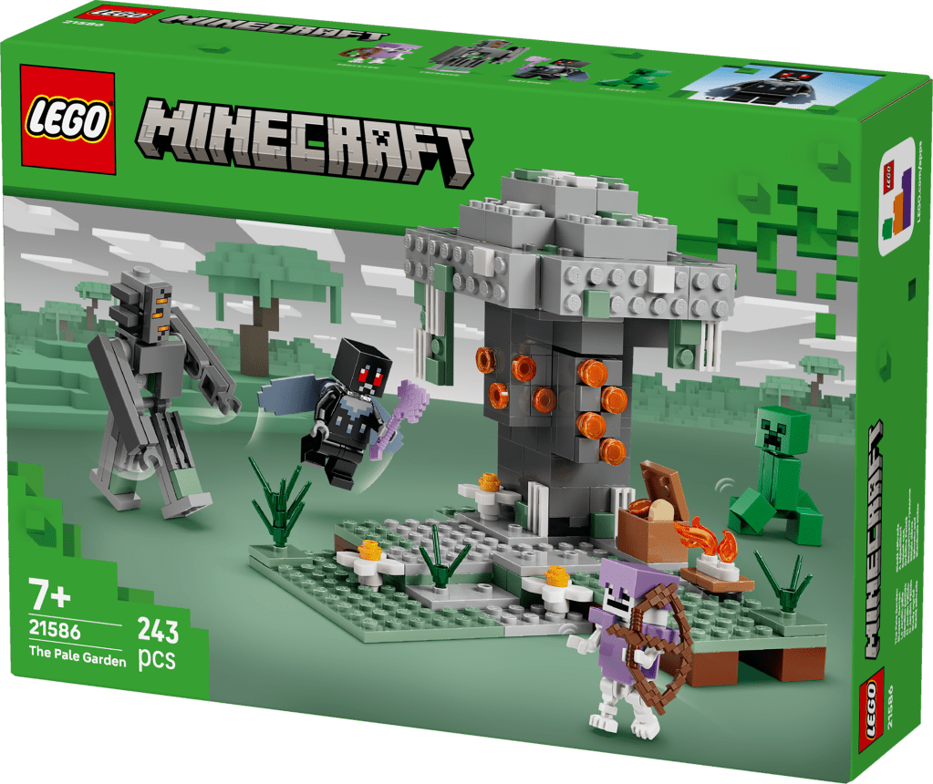 boîte LEGO Minecraft 21586 Le Jardin Pâle