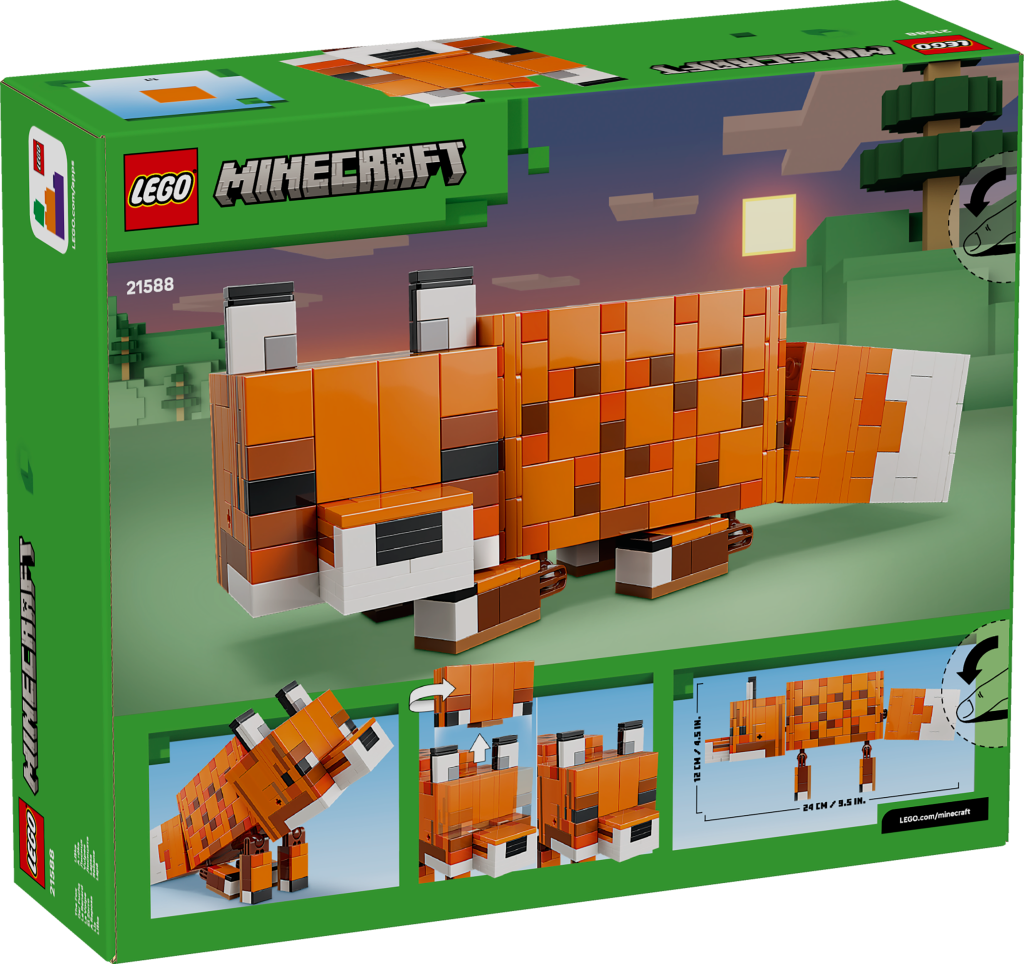 boîte LEGO Minecraft 21588 Le Renard