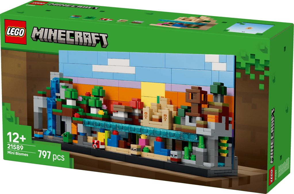 boîte LEGO Minecraft 21589 Mini Biomes