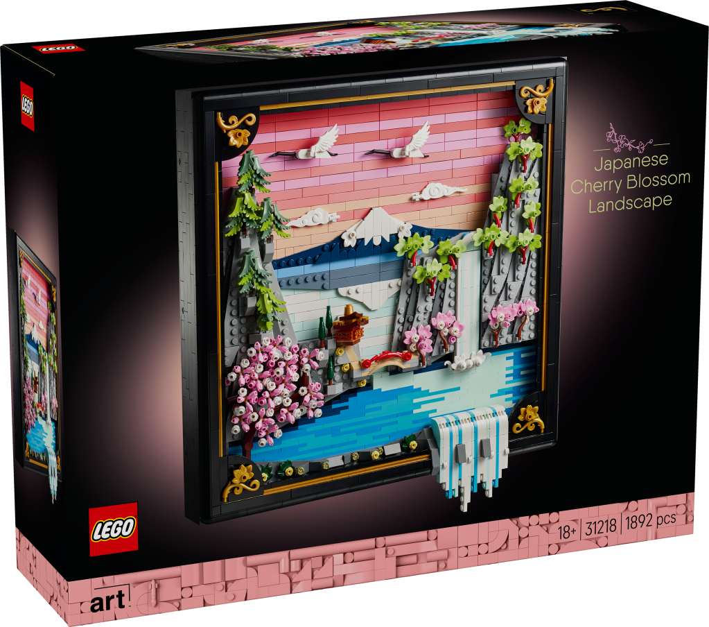 boîte LEGO® Art 31218 Les cerisiers en fleurs