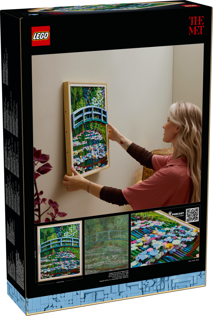 boîte LEGO® Art 31220 Claude Monet : le bassin aux nymphéas, harmonie verte