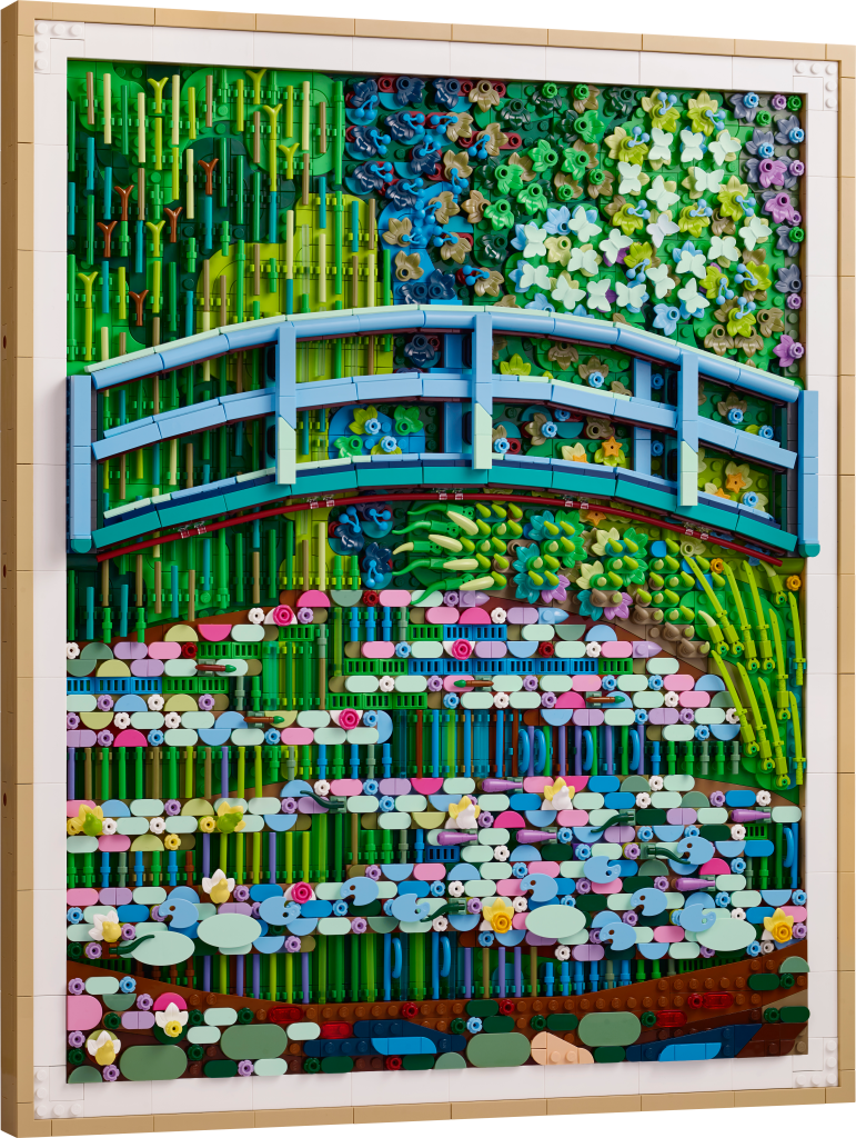 LEGO® Art 31220 Claude Monet : le bassin aux nymphéas, harmonie verte