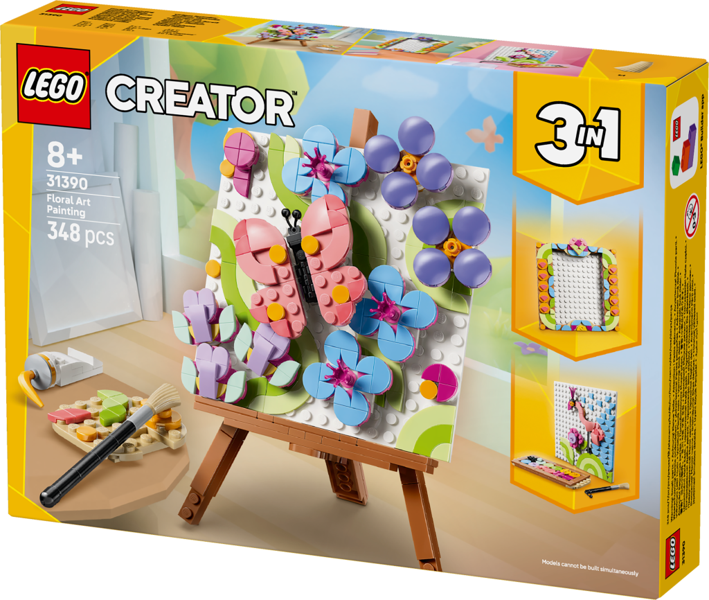boîte LEGO Creator 3-en-1 31390 Tableau Floral